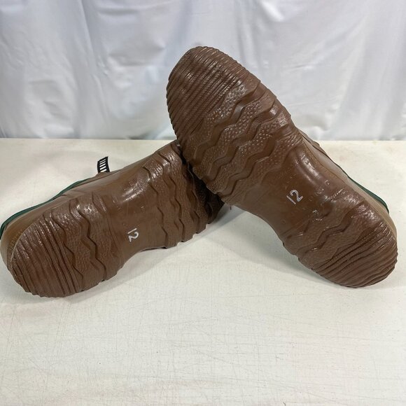 NEW Northerner 2 Buckle Hi-Chore Overshoe - Men 12 Brown Rubber Waterproof 41801 - Picture 10 of 15